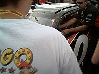 Ward Burton's car.